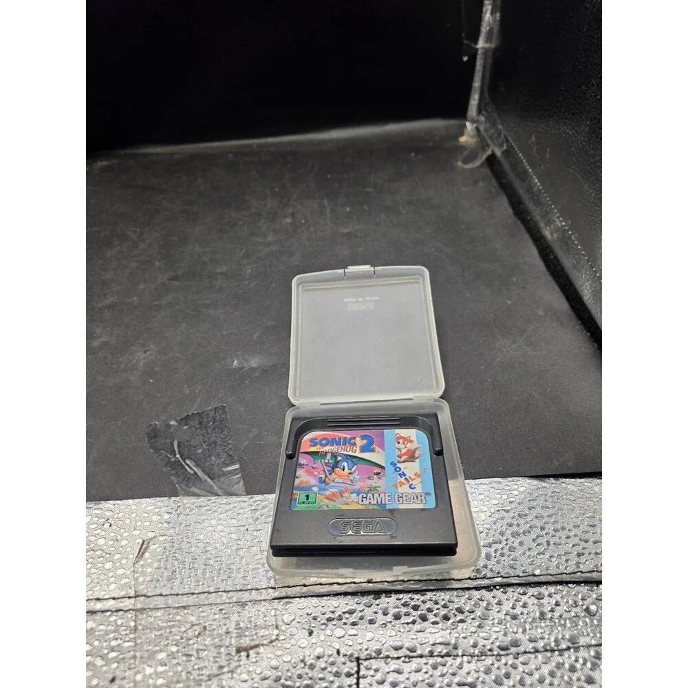 Sonic the Hedgehog 2 SEGA Game Gear Cartridge w/ Original Protective Case